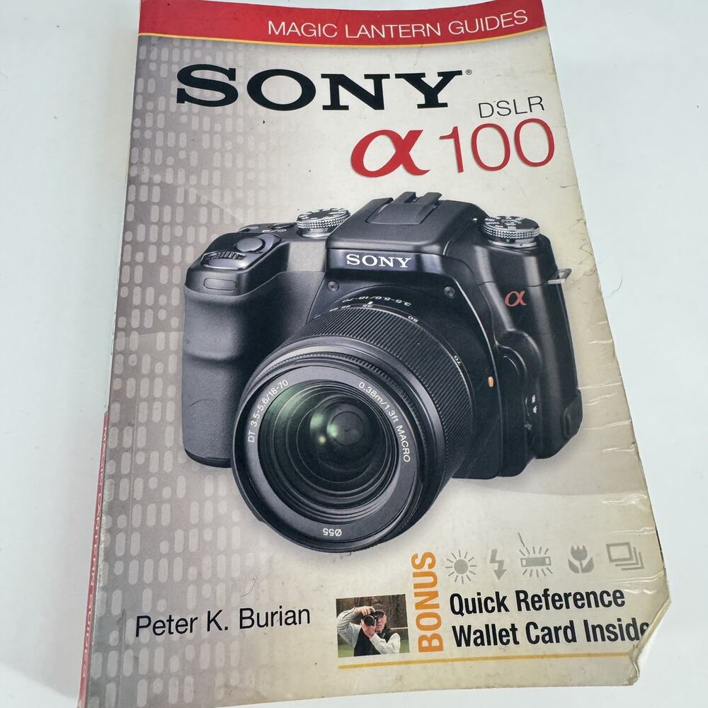 Sony DSLR a100 Magic Lantern Guides 2007